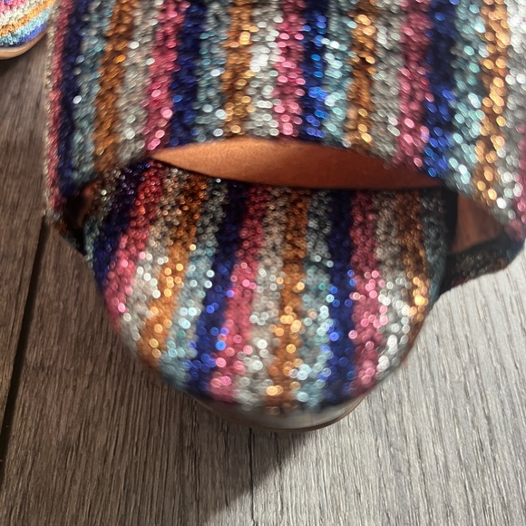 Jeffery Campbell Foxy rainbow platform heels - Picture 9 of 14